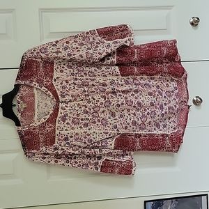 Lucky Brand blouse 2x.
